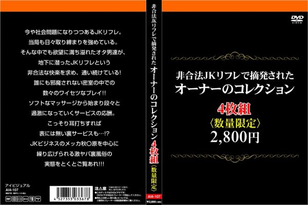 非合法JKリフレで摘発されたオーナーのコレクション4枚組　Disc３