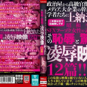 政治屋から高級官僚とメディア、大企業の幹部、学者たちに上納された昭和平成のSEXフーゾク女性や素人妻たち その恥辱と驚愕の凌●映像12篇!!